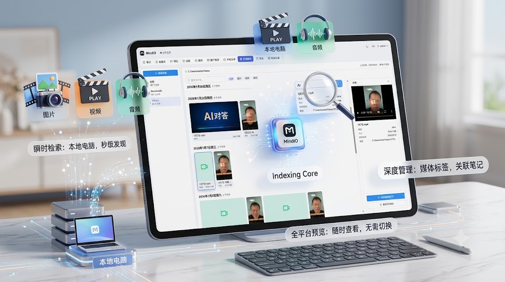 Local audio & video index